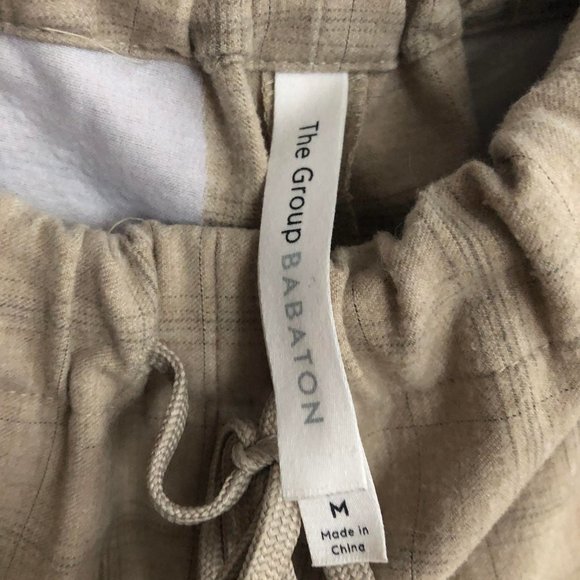 The Group Babaton cream plaid wool pants - Picture 3 of 4